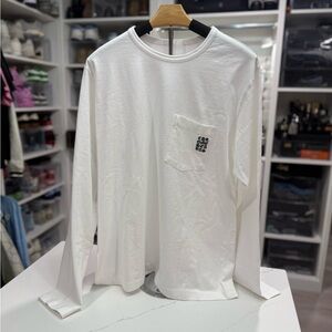 Chrome Hearts - White Label White Long Sleeve Men's Shirt - New